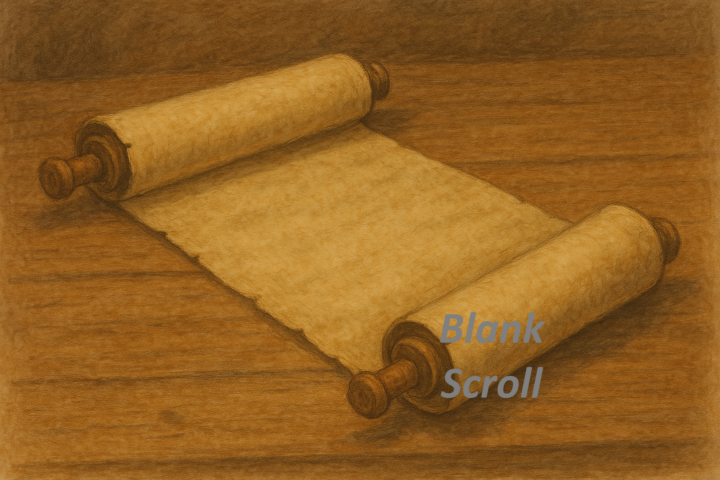 Blank Scroll Digital Print