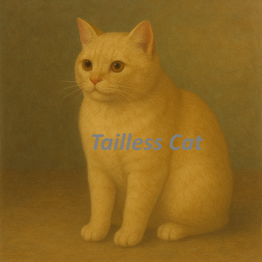 Tailless Cat Digital Print